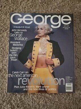 George Magazine October 1995, Inaugural Issue Madonna